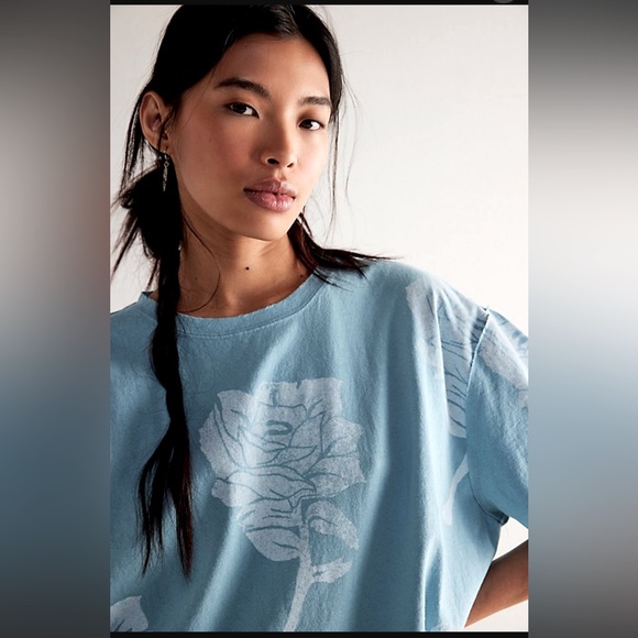 Free People Tops - We The Free Painted Floral Tee